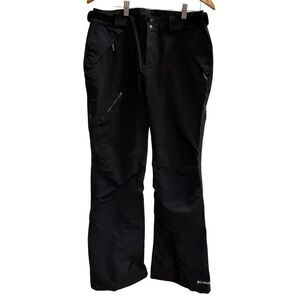 COLUMBIA Women's Snow Pants Black Size Medium